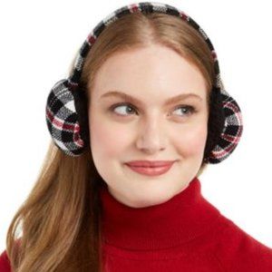 NWT-Charter Club- Plaid Chenille Ear Muffs-O/S😻